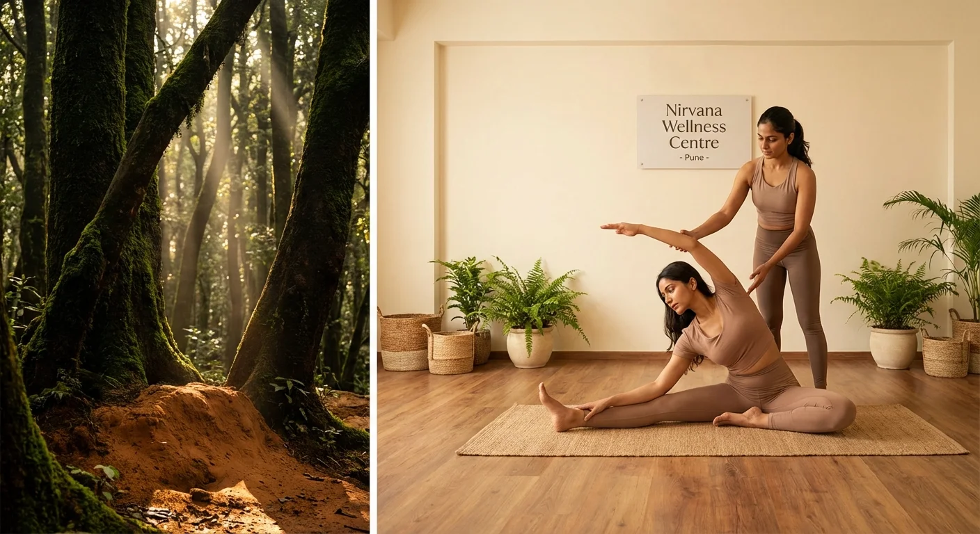 Client doing therapeutic exercises at FIT360 Kharadi studio