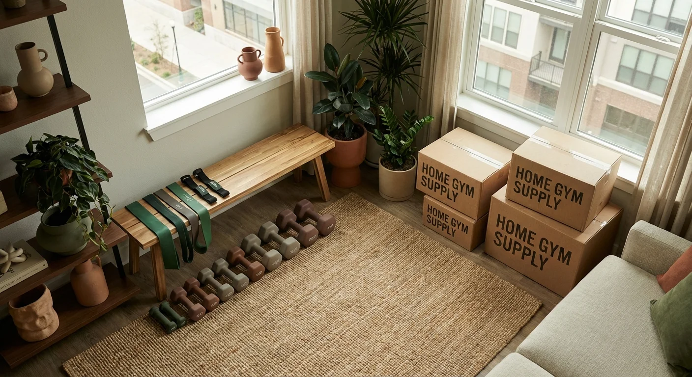 Home workout equipment delivered by FIT360 to Pune apartment